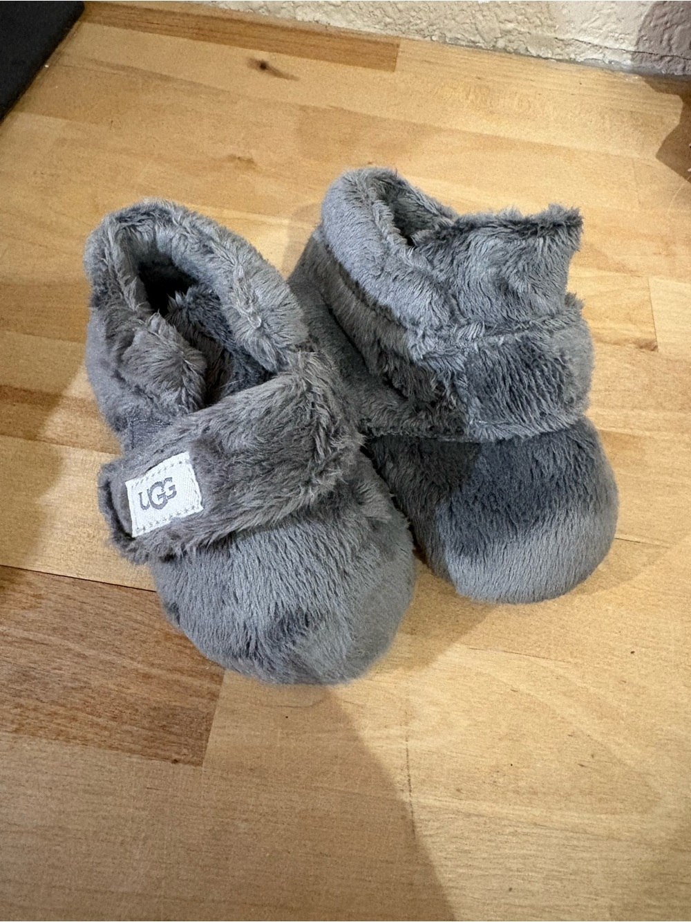 UGG baby Gray Bootie Slippers